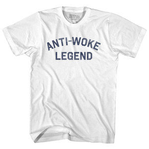 Anti-Woke Legend Youth Cotton T-shirt - White