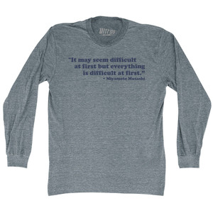 A Basin Adult Tri-Blend Sweatshirt - Grey Heather