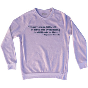 The True Man Is Revealed In Difficult Times Epictetus Adult Tri-Blend T-shirt - Athletic Purple The True Man Is Revealed In Difficult Times Epictetus Adult Tri-Blend T-shirt - Athletic Purple