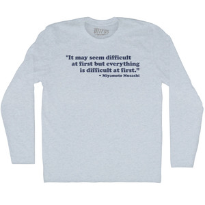 A Basin Adult Tri-Blend Sweatshirt - White