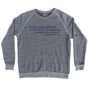 While We Wait For Life Life Passes Seneca Adult Tri-Blend V-neck T-shirt - Athletic Cool Grey While We Wait For Life Life Passes Seneca Adult Tri-Blend V-neck T-shirt - Athletic Cool Grey