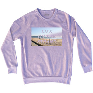 I'm Hot Blooded Adult Tri-Blend V-neck T-shirt - Athletic Blue