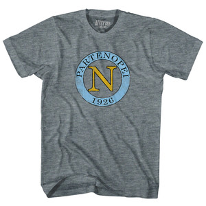Napoli N Crest 1926 Soccer Youth Tri-Blend T-shirt - Athletic Grey Napoli N Crest 1926 Soccer Youth Tri-Blend T-shirt - Athletic Grey