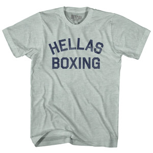 Hellas Boxing Adult Tri-Blend T-shirt - Athletic Cool Grey Hellas Boxing Adult Tri-Blend T-shirt - Athletic Cool Grey