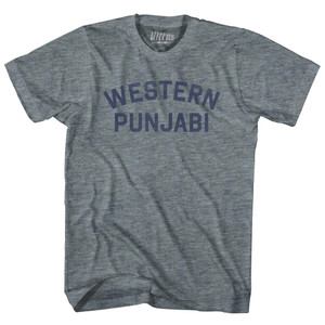 Western Punjabi Womens Tri-Blend Junior Cut T-Shirt - Athletic Grey Western Punjabi Womens Tri-Blend Junior Cut T-Shirt - Athletic Grey