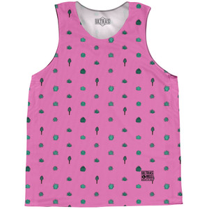 Tequilla Pattern Basketball Singlets - Hot Pink Tequilla Pattern Basketball Singlets - Hot Pink