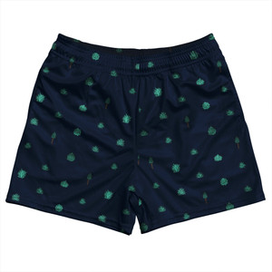 Tequilla Pattern Rugby Shorts Made In USA - Navy Blue Tequilla Pattern Rugby Shorts Made In USA - Navy Blue