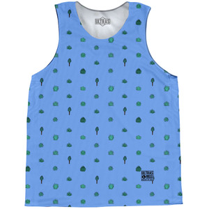 Tequilla Pattern Basketball Singlets - Carolina Blue Tequilla Pattern Basketball Singlets - Carolina Blue