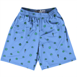 Tequilla Pattern Lacrosse Shorts Made In USA - Carolina Blue Tequilla Pattern Lacrosse Shorts Made In USA - Carolina Blue