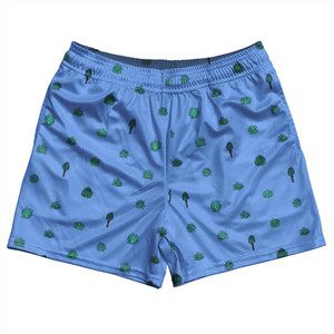Tequilla Pattern Rugby Shorts Made In USA - Carolina Blue Tequilla Pattern Rugby Shorts Made In USA - Carolina Blue