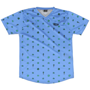 Tequilla Pattern Soccer Jersey Made In USA - Carolina Blue Tequilla Pattern Soccer Jersey Made In USA - Carolina Blue