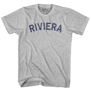 Riviera Adult Cotton T-shirt - Grey Heather