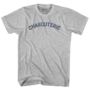 Charcuterie Womens Cotton Junior Cut T-Shirt - Grey Heather
