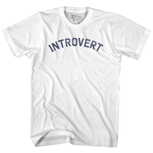 Introvert Youth Cotton T-shirt - White