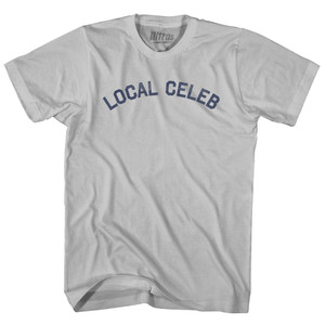 Local Celeb Adult Cotton T-shirt - Cool Grey