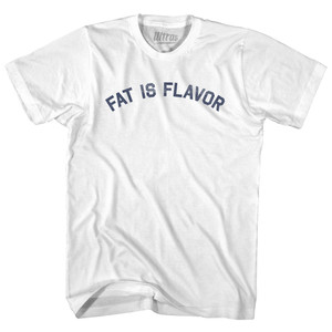 Fat Is Flavor Youth Cotton T-shirt - White