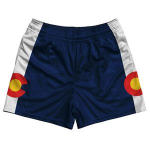 Colorado US State Flag Rugby Shorts Made In USA by Rugby Shorts Colorado US State Flag Rugby Shorts Made In USA by Rugby Shorts