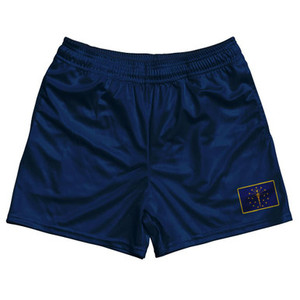 Indiana State Heritage Flag Rugby Shorts Made in USA by Ultras Indiana State Heritage Flag Rugby Shorts Made in USA by Ultras