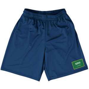 Saudi Arabia Country Heritage Flag Basketball Practice Shorts Made In USA by Ultras Saudi Arabia Country Heritage Flag Basketball Practice Shorts Made In USA by Ultras
