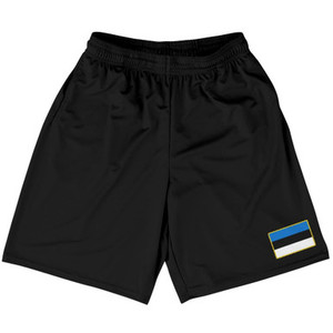 Estonia Country Heritage Flag Basketball Practice Shorts Made In USA by Ultras Estonia Country Heritage Flag Basketball Practice Shorts Made In USA by Ultras