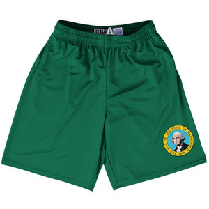Washington US State Flag Lacrosse Shorts Made In USA by Lacrosse Shorts Washington US State Flag Lacrosse Shorts Made In USA by Lacrosse Shorts