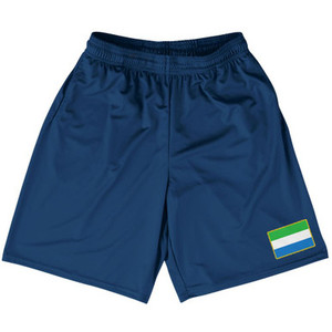 Sierra Leone Country Heritage Flag Basketball Practice Shorts Made In USA by Ultras Sierra Leone Country Heritage Flag Basketball Practice Shorts Made In USA by Ultras