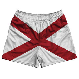 Alabama US State Flag Rugby Shorts Made In USA by Rugby Shorts Alabama US State Flag Rugby Shorts Made In USA by Rugby Shorts