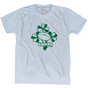 Ireland Eire Rugby Clover Adult Tri-Blend T-Shirt by Ultras Ireland Eire Rugby Clover Adult Tri-Blend T-Shirt by Ultras