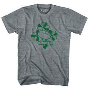 Ireland Eire Rugby Clover Adult Tri-Blend T-Shirt by Ultras Ireland Eire Rugby Clover Adult Tri-Blend T-Shirt by Ultras