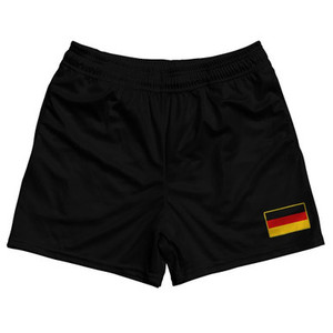 Germany Country Heritage Flag Rugby Shorts Made In USA by Ultras Germany Country Heritage Flag Rugby Shorts Made In USA by Ultras
