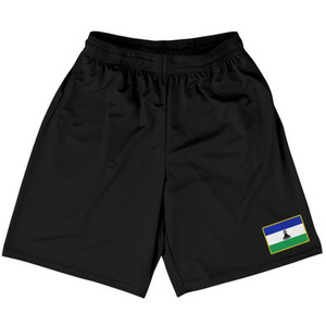 Lesotho Country Heritage Flag Basketball Practice Shorts Made In USA by Ultras Lesotho Country Heritage Flag Basketball Practice Shorts Made In USA by Ultras