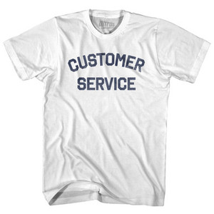 Customer Service Adult Cotton T-shirt by Ultras Customer Service Adult Cotton T-shirt by Ultras