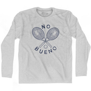 No Bueno Broken Tennis Racket Strings Adult Cotton Long Sleeve T-shirt by Ultras No Bueno Broken Tennis Racket Strings Adult Cotton Long Sleeve T-shirt by Ultras