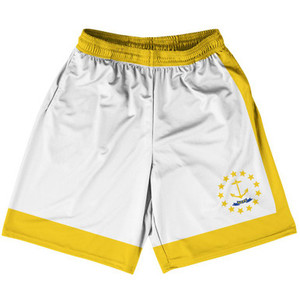Rhode Island US State Flag Basketball Practice Shorts Made In USA by Basketball Shorts Rhode Island US State Flag Basketball Practice Shorts Made In USA by Basketball Shorts