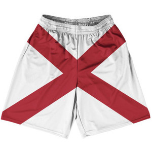 Alabama US State Flag Basketball Practice Shorts Made In USA by Basketball Shorts Alabama US State Flag Basketball Practice Shorts Made In USA by Basketball Shorts