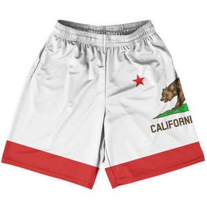California US State Flag Basketball Practice Shorts Made In USA by Basketball Shorts California US State Flag Basketball Practice Shorts Made In USA by Basketball Shorts