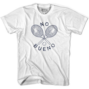 No Bueno Broken Tennis Racket Strings Adult Cotton T-shirt by Ultras No Bueno Broken Tennis Racket Strings Adult Cotton T-shirt by Ultras