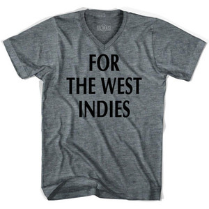 ARS Henry Soccer For the West Indies Adult Tri-Blend V-neck Womens Soccer Junior Cut T-shirt-Athletic Grey ARS Henry Soccer For the West Indies Adult Tri-Blend V-neck Womens Soccer Junior Cut T-shirt-Athletic Grey