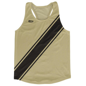 Gold Vegas & Black Sash Running Tank Top Racerback Track & Cross Country Singlet Jersey Made In USA-Black & Gold Vegas Gold Vegas & Black Sash Running Tank Top Racerback Track & Cross Country Singlet Jersey Made In USA-Black & Gold Vegas