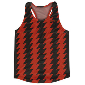 Ultras Cardinal Red & Black Lighting Running Track Cross Country Racerback Tops Made In USA-Cardinal Red & Black Ultras Cardinal Red & Black Lighting Running Track Cross Country Racerback Tops Made In USA-Cardinal Red & Black