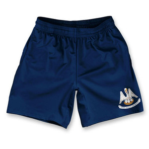 Louisiana State Flag Athletic Running Fitness Exercise Shorts 7" Inseam Made in USA - Blue Louisiana State Flag Athletic Running Fitness Exercise Shorts 7" Inseam Made in USA - Blue