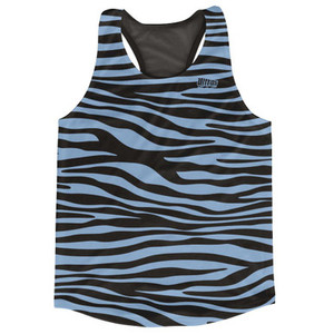 Black & Blue Carolina Zebra Running Tank Top Racerback Track & Cross Country Singlet Jersey Made In USA - Black & Blue Carolina Black & Blue Carolina Zebra Running Tank Top Racerback Track & Cross Country Singlet Jersey Made In USA - Black & Blue Carolina