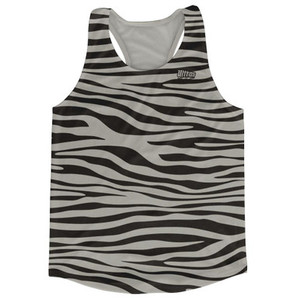 Medium Grey & Vegas Gold Zebra Running Tank Top Racerback Track & Cross Country Singlet Jersey Made In USA - Medium Grey & Vegas Gold Medium Grey & Vegas Gold Zebra Running Tank Top Racerback Track & Cross Country Singlet Jersey Made In USA - Medium Grey & Vegas Gold