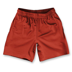 Cardinal Red Athletic Running Fitness Exercise Shorts 7" Inseam Made in USA - Cardinal Red Cardinal Red Athletic Running Fitness Exercise Shorts 7" Inseam Made in USA - Cardinal Red