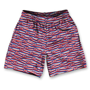 Hawaii State Athletic Running Fitness Exercise Shorts 7" Inseam Made in USA - Blue White Red Hawaii State Athletic Running Fitness Exercise Shorts 7" Inseam Made in USA - Blue White Red