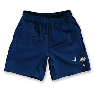 South Carolina Athletic Running Fitness Exercise Shorts 7" Inseam Made in USA - Navy South Carolina Athletic Running Fitness Exercise Shorts 7" Inseam Made in USA - Navy