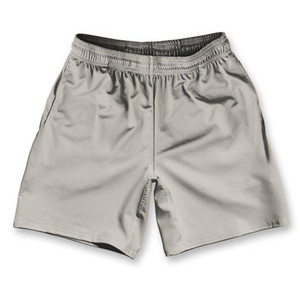 Cool Grey Athletic Running Fitness Exercise Shorts 7" Inseam Made in USA - Cool Grey Cool Grey Athletic Running Fitness Exercise Shorts 7" Inseam Made in USA - Cool Grey