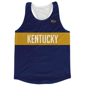 Kentucky Finish Line Running Tank Top Racerback Track and Cross Country Singlet Jersey Made In USA - Navy Kentucky Finish Line Running Tank Top Racerback Track and Cross Country Singlet Jersey Made In USA - Navy