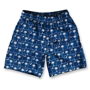 South Carolina State Athletic Running Fitness Exercise Shorts 7" Inseam Made in USA - Navy South Carolina State Athletic Running Fitness Exercise Shorts 7" Inseam Made in USA - Navy