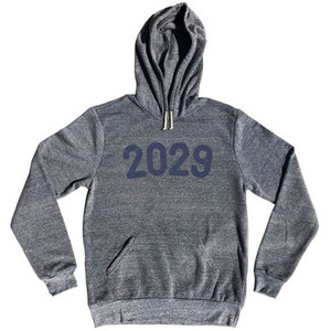 2029 Year Celebration Tri-Blend Hoodie - Athletic Grey 2029 Year Celebration Tri-Blend Hoodie - Athletic Grey